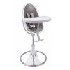 Стільчик для годування Bloom Fresco Silver+snakeskin grey E10535-S\\E10516-SSG