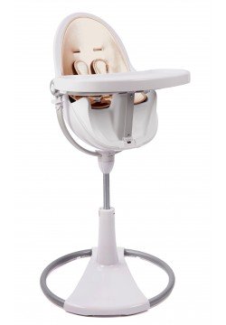 Стільчик для годування Bloom Fresco White+rose gold E10535-W\\E10516-RGL