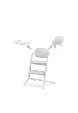 Стільчик для годування 3в1 Cybex Lemo 521004821 All White