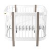 Ліжко-трансформер Royal Sleep Minimi 5в1 4002 біле/какао