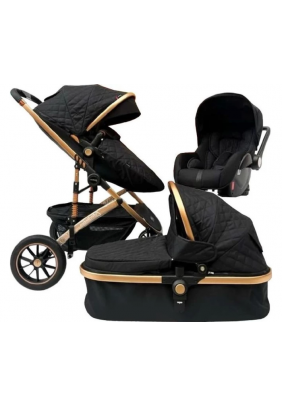Коляска-трансформер 3в1 Maxibaby IQ 90875 Black