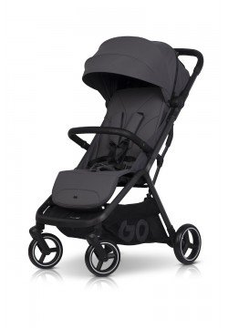 Коляска прогулянкова EasyGo Hero Ebony W/EA/HERO/CG Cloud grey