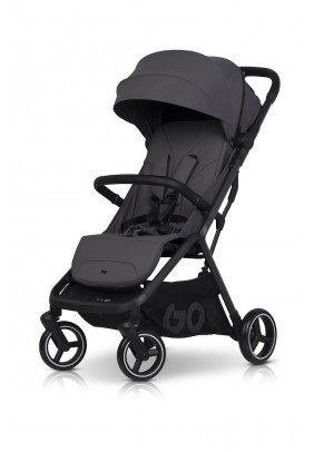 Коляска прогулянкова EasyGo Hero Ebony W/EA/HERO/CG Cloud grey - 