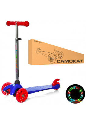 Самокат 3-х колісний iTrike BB 3-013-4-C-DBL