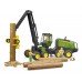 Харвестер John Deere 1270G з 1 колодою 1:16 Bruder 02135