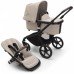 Коляска універсальна 2в1 Bugaboo Fox 5 100051060 Black/Desert Taupe фото 2