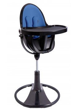 Стільчик для годування Bloom Fresco Noir riviera blue E10535-BB\\E10540-RBL