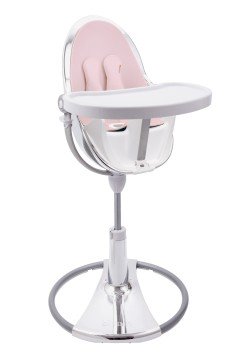 Стільчик для годування Bloom Fresco White+rosewater E10535-W\\E10540-RWL