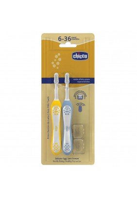 Щітки зубні Chicco 6-36м 2шт 12082.11