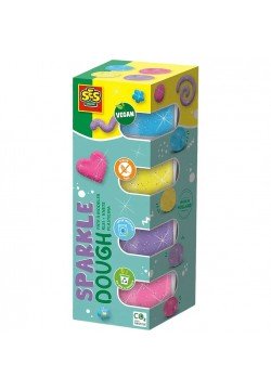 Маса для ліплення незасихаюча SES Feel good dough 4кол 00515S