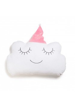 Бампер-подушка Twins Cloud 7099-DC-08 White/Pink