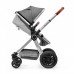 Коляска универсальная 3в1 Kinderkraft Veo KKWVEOGRY30000 Gray фото 4