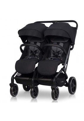 Коляска для двійні Euro-Cart Echo 2024 EGECB24-13 black - 