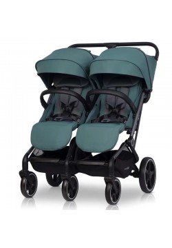 Коляска для двійні Euro-Cart Echo 2024 EGECB24-06 green