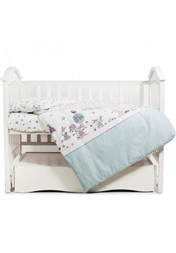 Постільний комплект Twins Sweet Forest mint 8од 4051-SW-011