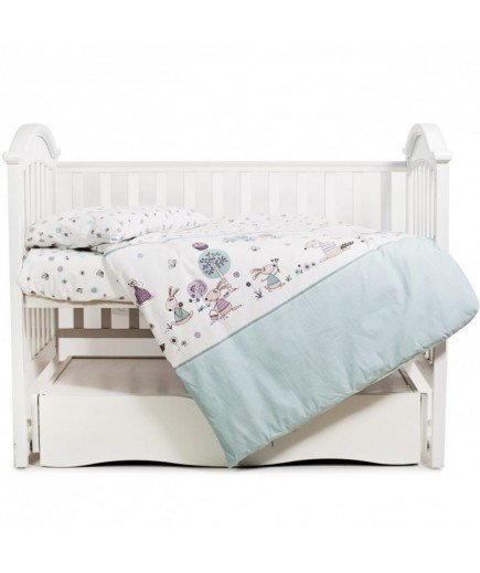 Постільний комплект Twins Sweet Forest mint 8од 4051-SW-011