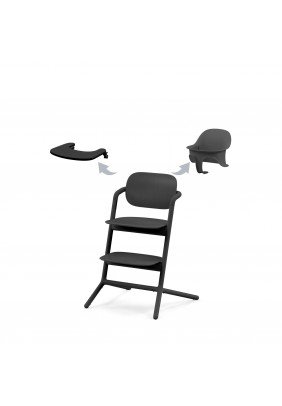 Стільчик для годування 3в1 Cybex Lemo 521003173 Stunning Black