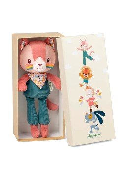 М'яка іграшка у подарунковій коробці Lilliputiens  Котик Жанетт 83626