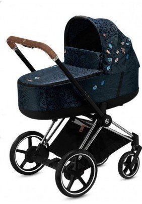 Коляска універсальна (колиска) CYBEX Priam Lux R Jewels of Nature dark blue 519002295/1