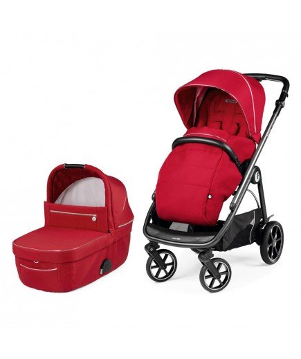 Коляска універсальна 2в1 Peg-Perego Veloce Red Shine PACK-VEL2100000004