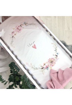 Простирадло Маленькая Соня Heart and flowers 60*120см 1780412