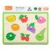 Рамка-вкладиш Viga Toys Кольорові фрукти 50020 фото 2