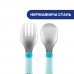 Набір ложка+виделка Chicco 18м+ 16102.20.00 фото 2