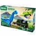 Вантажний потяг BRIO на батарейках з динозаврами 36096