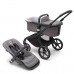 Коляска універсальна 2в1 Bugaboo Fox 5 без капюшона 100052029 Black/Grey Melange