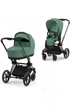 Коляска універсальна 2в1 Cybex Priam 4.0 Leaf Green/Matt Black 523000839/2