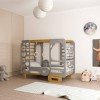 Ліжко-трансформер дитяче TatkoPlayground Montessori 1600x800 ТРMtrgr-1