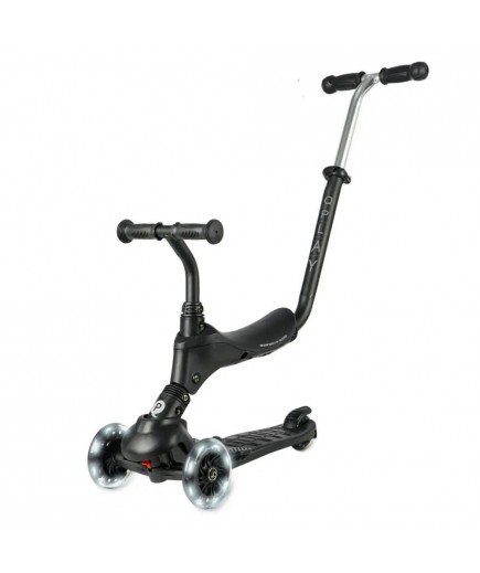 Самокат Qplay Sema Pro Led Black ST-004SemaProBlack Самокат Qplay Sema Pro Led Black ST-004SemaProBlack