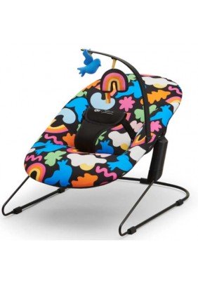 Шезлонг-гойдалка Kinderkraft Calmee KBCALM00HAP0000 Happy Shapes