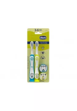 Щітки зубні Chicco 3-6р 2шт 12084.11