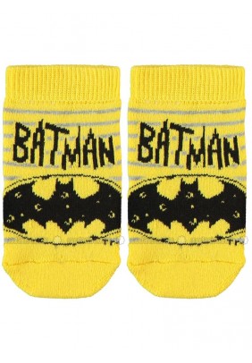 Шкарпетки з гальмами Batman Disney 1шт BM17035-Жовтий/чорний